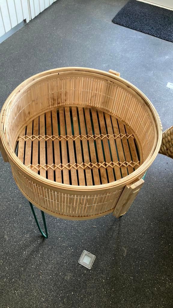 Rieten schaal, Ophalen of Verzenden, Zo goed als nieuw, Rond, Riet