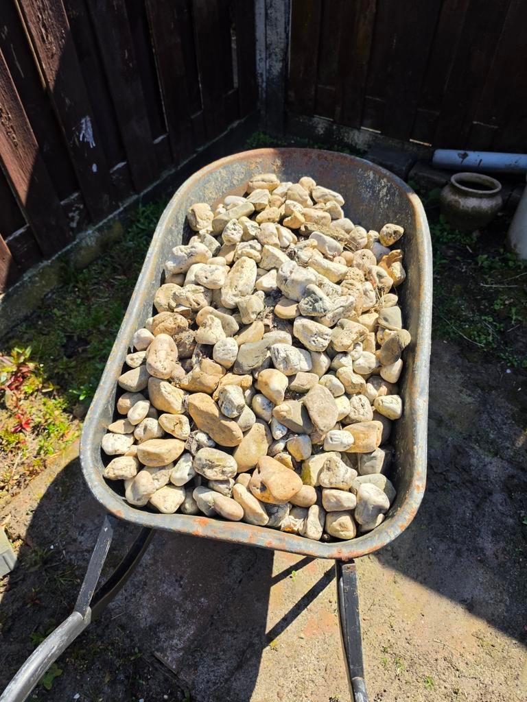 Decoratieve Keien voor Tuin of Vijver, Tuin en Terras, Ophalen, Overige materialen, Gebruikt, Beige