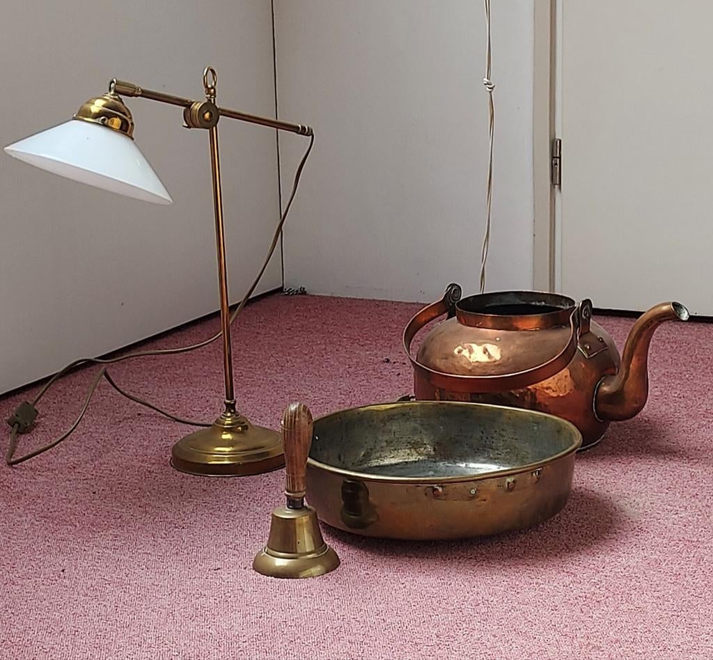 Koperen spullen alles in een koop., Antiek en Kunst, Antiek | Koper en Brons, Ophalen