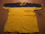 stoer blauw / geel v-hals t-shirt met korte mouw, mt 98, Kinderen en Baby's, Kinderkleding | Maat 98, Verzenden, Zo goed als nieuw