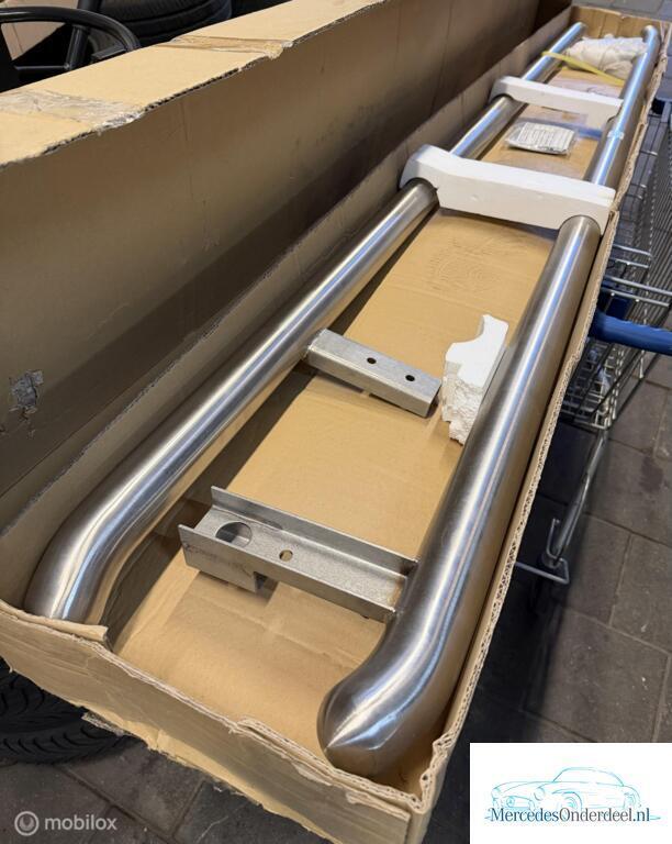 W639 W447 L3 Vito Viano Sidebars Sidebar RVS Mat, Gebruikt, Ophalen of Verzenden