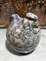 Vintage natuursteen Beriozka Rusland doosje, Antiek en Kunst, Curiosa en Brocante, Ophalen of Verzenden