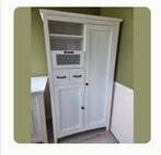 Witte kast met lade en deuren, Ophalen, Gebruikt