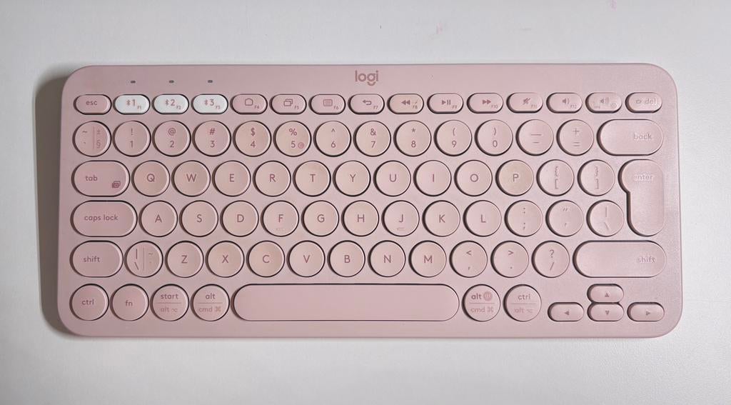 LOGITECH pebble keys K380, Computers en Software, Toetsenborden, Ophalen of Verzenden, Qwerty, Gebruikt, Draadloos