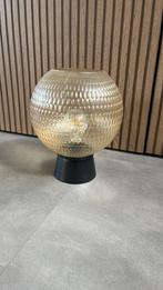 Blokker tafellamp / sfeerlamp glas – modern design, ., Ophalen of Verzenden, Zo goed als nieuw, .