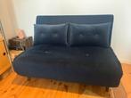 Slaapbank Haru velvet blauw MADE, Ophalen, Blauw, 190 cm of minder, Zo goed als nieuw