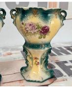 2x Antiek 1950 franse Vaas Vazen Barok Barrok Porselein, Ophalen of Verzenden