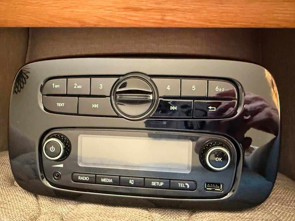 Smart Fortwo 453 autoradio pianolak, Ophalen of Verzenden, Gebruikt