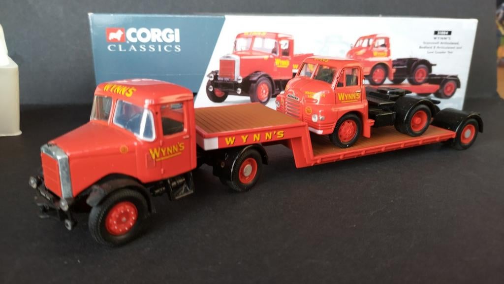 Scammel low loader Bedford S Wynn's 1:50 Corgi Pol, Corgi, Corgi@corgi.co.uk, Nieuw, Ophalen of Verzenden