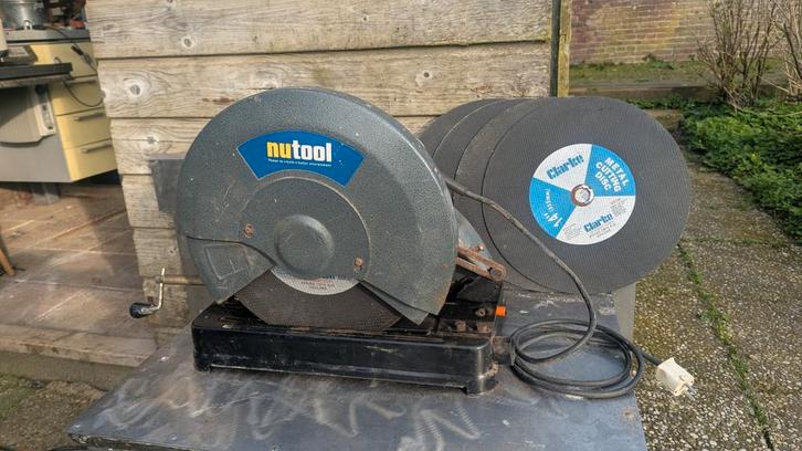 Afkort slijpschijf metaal/lastrafo's, Doe-het-zelf en Verbouw, Gereedschap | Zaagmachines, Gebruikt, Afkortzaag, 1200 watt of meer