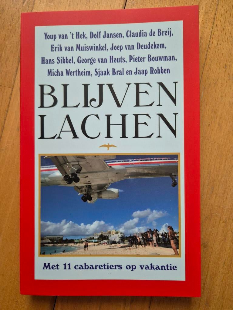Blijven Lachen - Met 11 cabaretiers op vakantie, Ophalen of Verzenden, Gelezen
