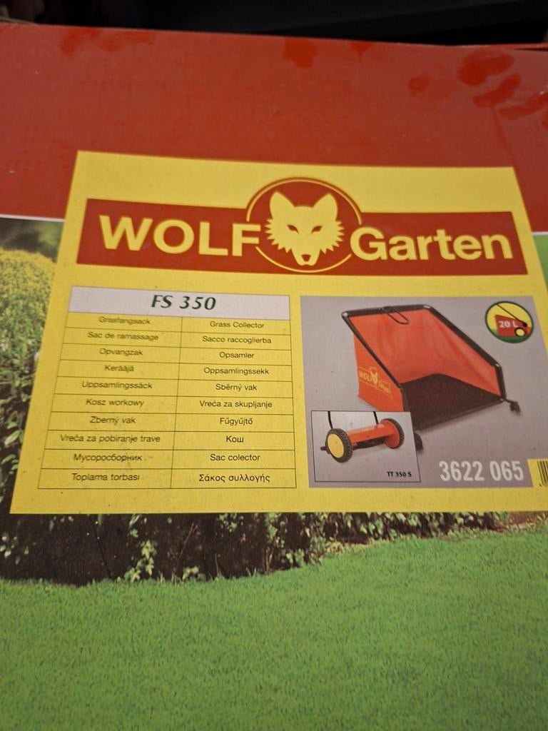 Nieuwe Wolf-Garten FS 350 Opvangbak voor Grasmaaier, Ophalen of Verzenden, Nieuw, Wolf-Garten, Opvangbak
