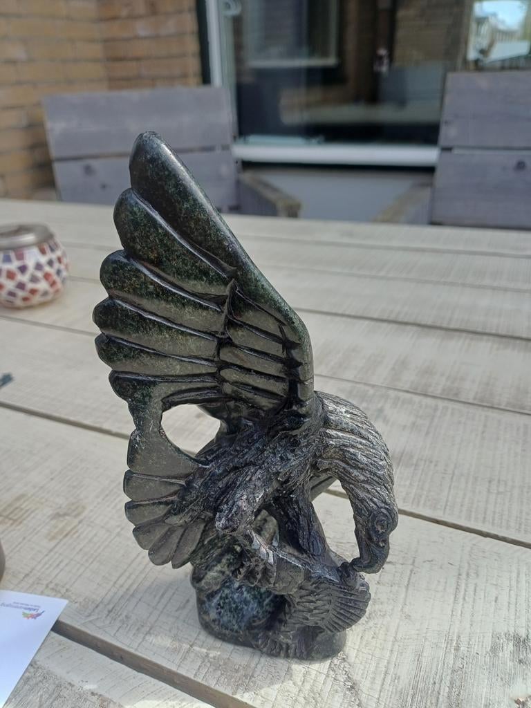 Amerikaanse  Eagles  statue in stone, Verzamelen, Beelden en Beeldjes, Ophalen of Verzenden, Zo goed als nieuw