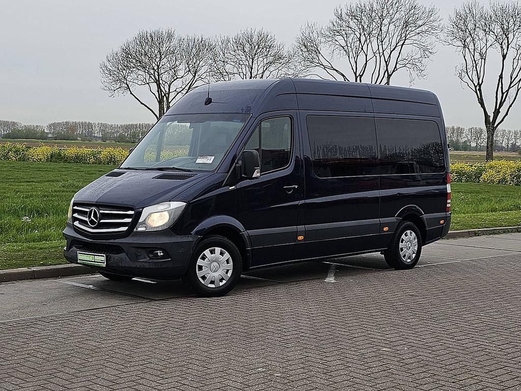 MERCEDES-BENZ SPRINTER 213 ac 9-pers euro6, Auto's, Bestelauto's, Gebruikt, Euro 6, 143 pk, Blauw