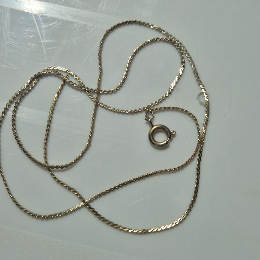 585 14k ketting, Ophalen of Verzenden, Gebruikt, Goud, Goud