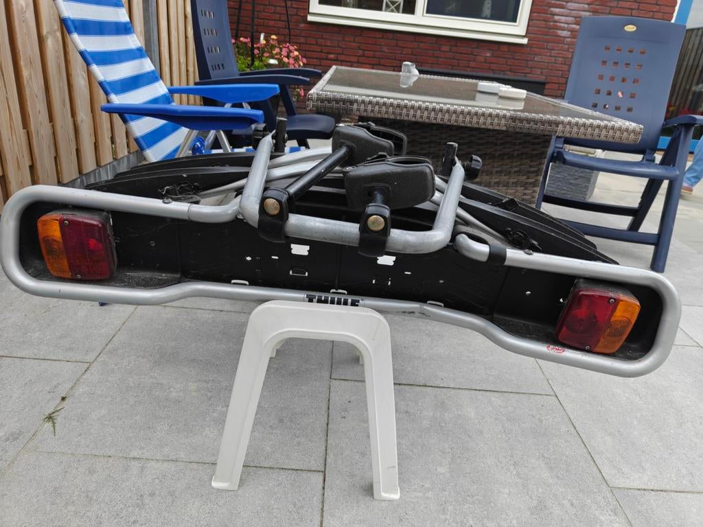 Thule fietsendrager voor 2 elektrische fietsen, Ophalen, Gebruikt, Trekhaakdrager