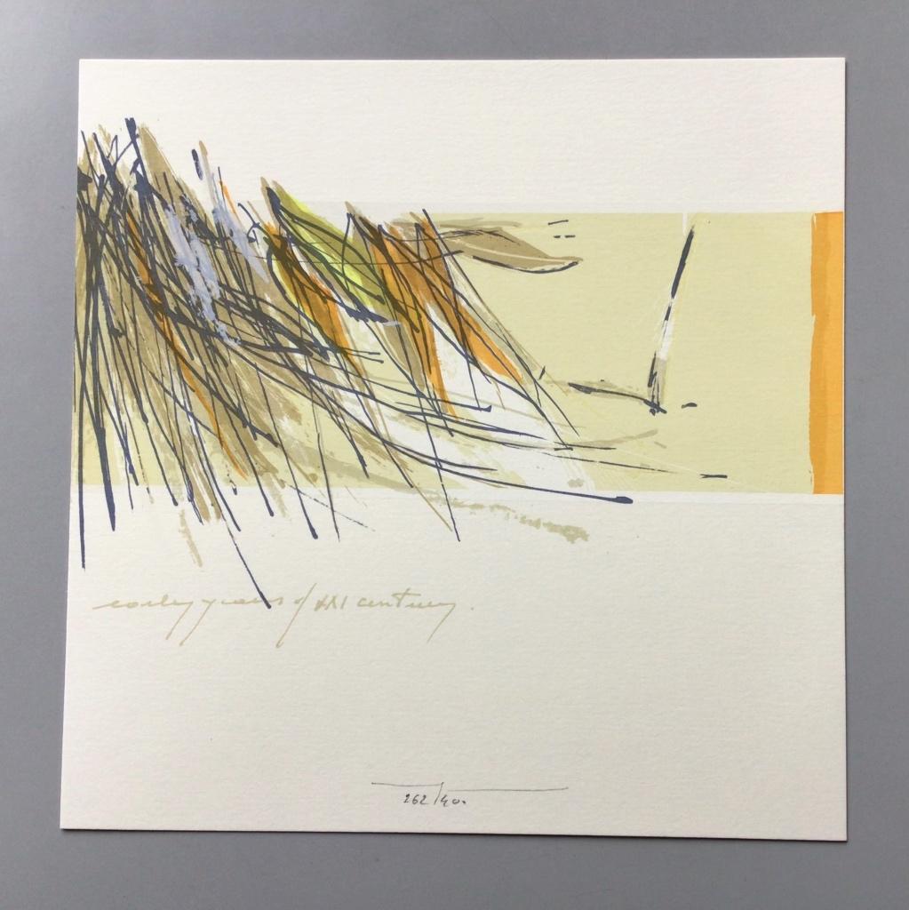 Martin Baeyens - zeefdruk ‘early years of XXI century’, 2000, Antiek en Kunst, Ophalen of Verzenden