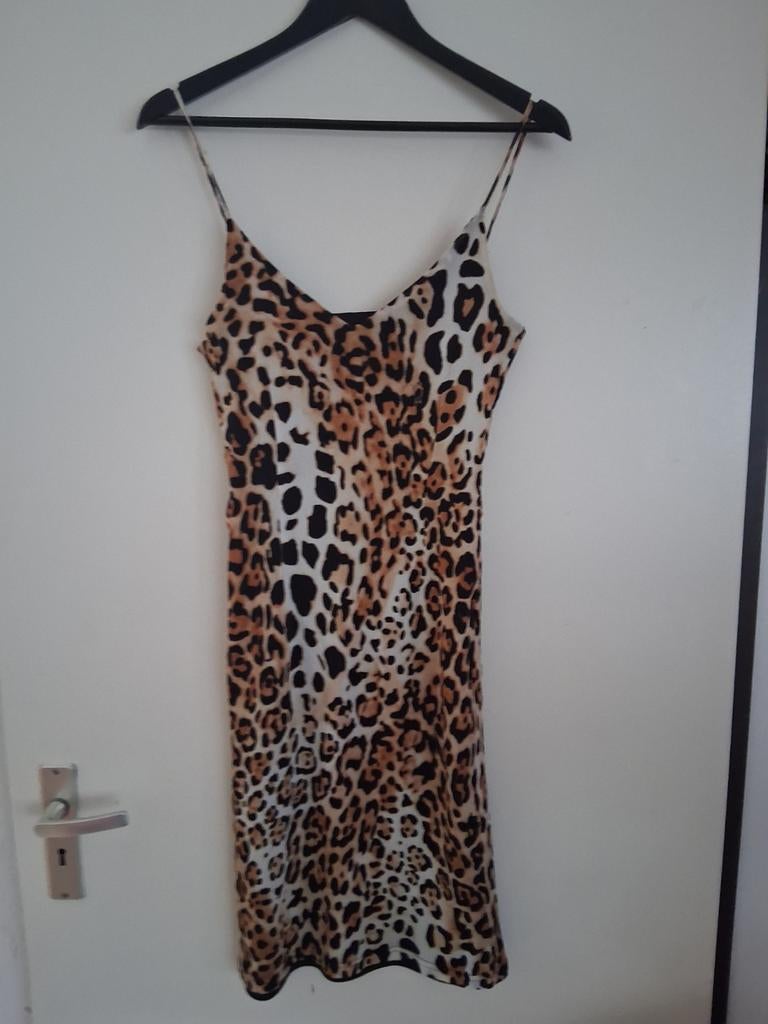 Jurk panterprint te koop., Maat 38/40 (M), Mexx, Bruin, Ophalen of Verzenden