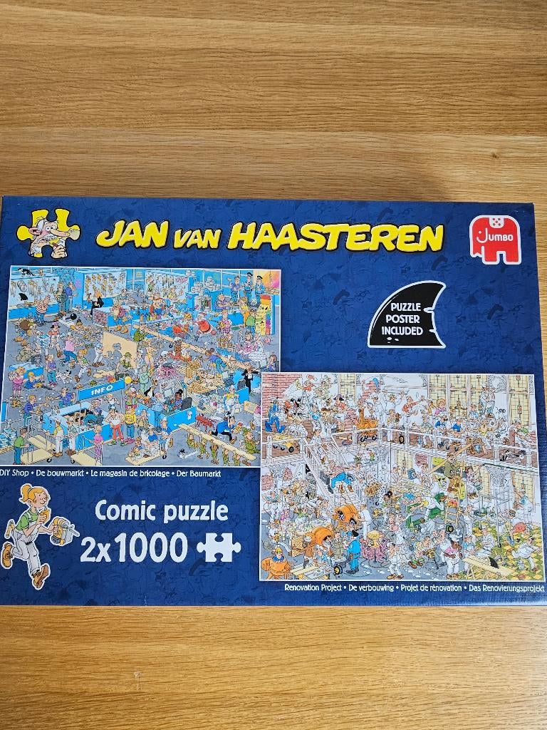 Jan van Haasteren puzzels, Hobby en Vrije tijd, Ophalen, 500 t/m 1500 stukjes, Zo goed als nieuw, Legpuzzel