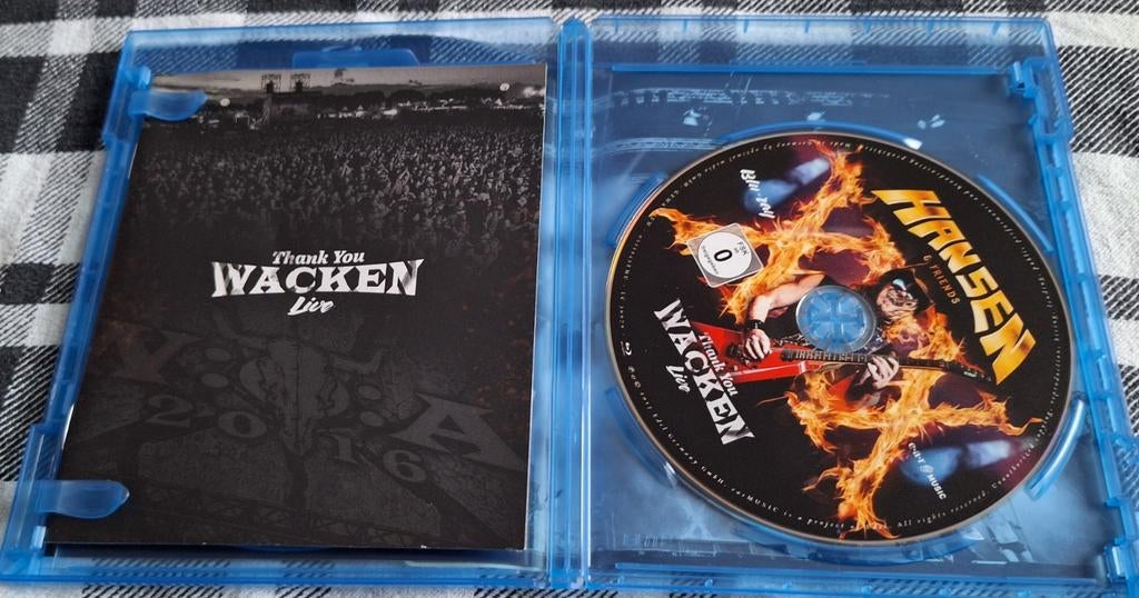 Hansen & Friends - Thank You Wacken Live Blu-ray, Ophalen of Verzenden, Zo goed als nieuw, Muziek en Concerten