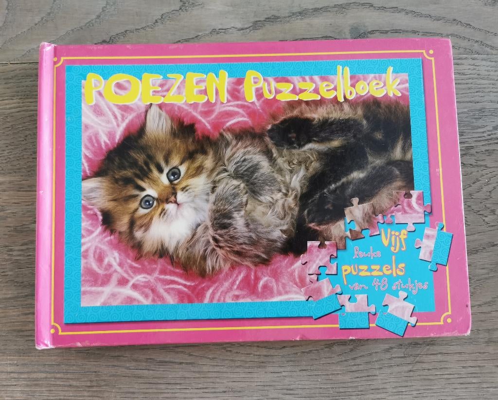 55 .. puzzel poezenboek, Ophalen of Verzenden, 500 t/m 1500 stukjes, Nieuw, Legpuzzel