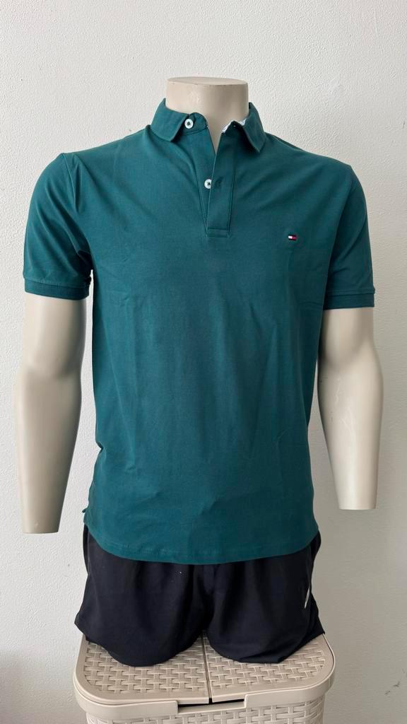 Nieuwe Tommy Hilfiger Polo - Diverse maten (S-XXL), Kleding | Heren, Polo's, Nieuw, Overige maten, Groen, Ophalen of Verzenden