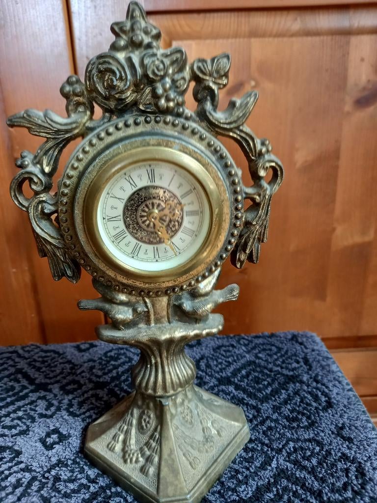 Vintage barok klokje uit de jaren '60, midcentury., Ophalen of Verzenden