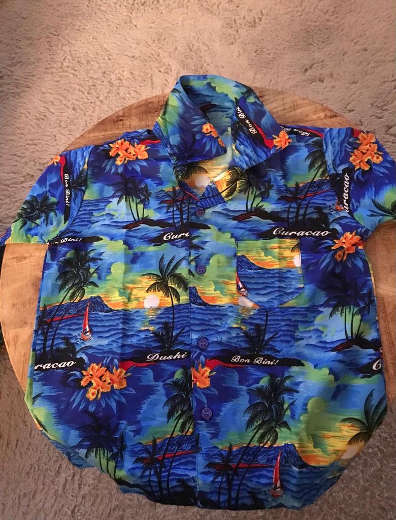 Mooi overhemd kind Curacao Nieuw, Kinderen en Baby's, Babykleding | Baby-zwemkleding, Ophalen of Verzenden, Zo goed als nieuw