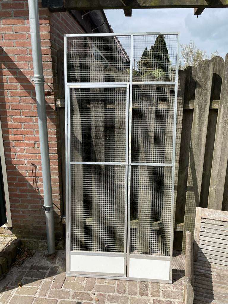 volière panelen, Ophalen of Verzenden, Gebruikt, Aluminium, Volière