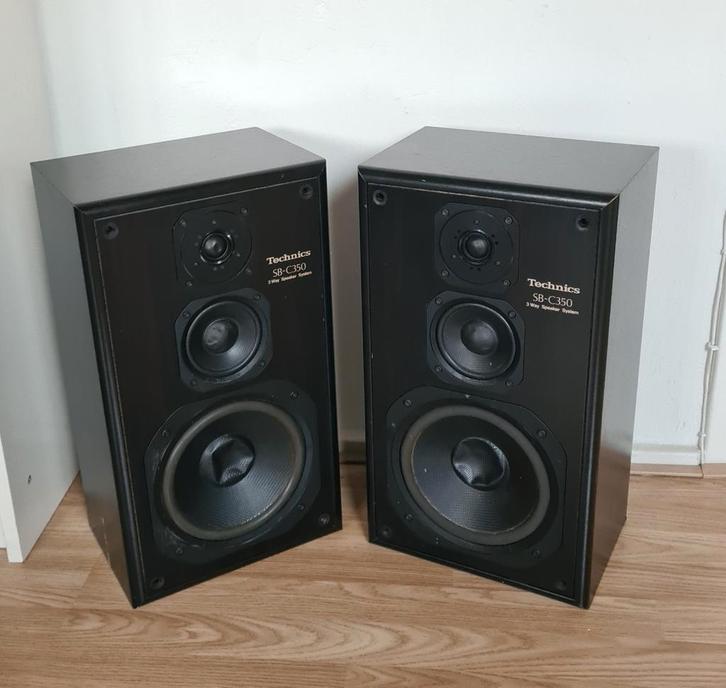 Technics SB-C350 3-weg speakersysteem - Lees advertentie, Audio, Tv en Foto, Luidsprekers, Gebruikt, Front, Rear of Stereo speakers