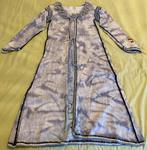 Lang lila vest, hippy-bohemian stijl., Ophalen of Verzenden, Zo goed als nieuw, Maat 38/40 (M), Paars