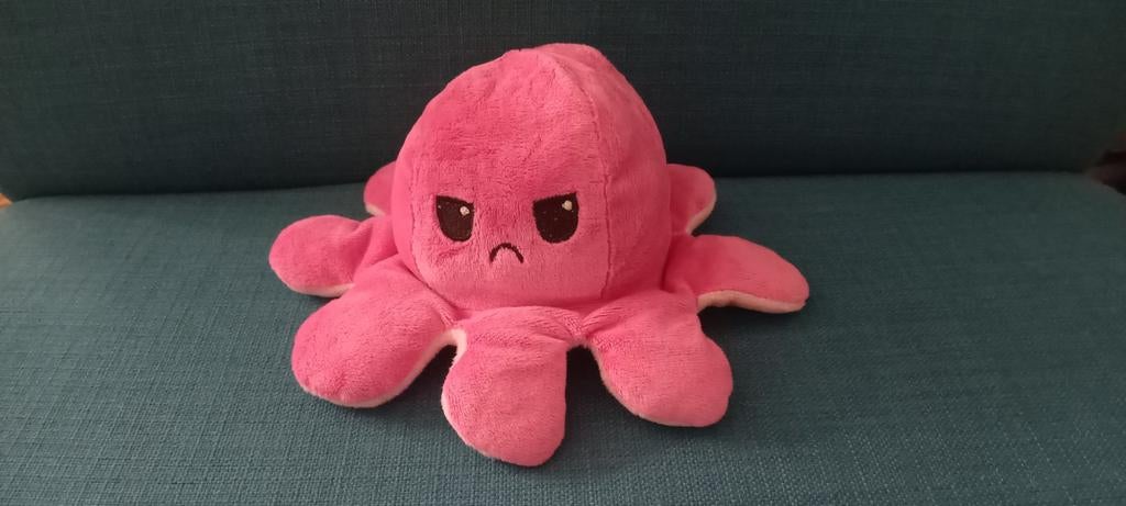 3 knuffeltjes, omkeerbare octopus, beertje en uiltje, Ophalen of Verzenden, Zo goed als nieuw, Overige typen, Ty