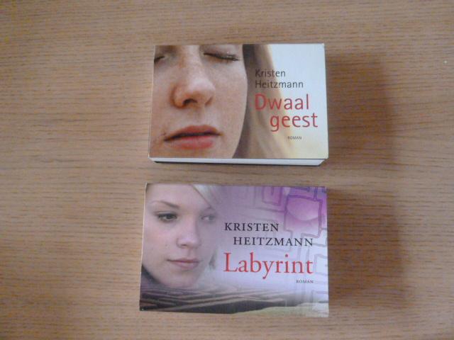 Kristen Heitzmann - 2 dwarsliggers - Dwaalgeest + Labyrint, Ophalen of Verzenden, Zo goed als nieuw, Kristen Heitzmann, Europa overig