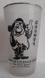 zoek oud Disney Sneeuwwitje en de 7 dwergen glas glazen 1940, Antiek en Kunst, Ophalen of Verzenden