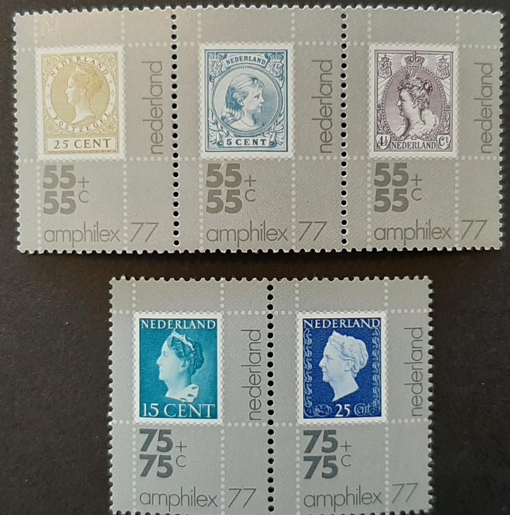 Nederland 1976 nvph 1098/1102 pfr., Ophalen of Verzenden, Na 1940, Postfris