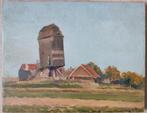 J.E. v.d. Wetering de Rooij (1877-1972) - Oude standerdmolen, Ophalen of Verzenden