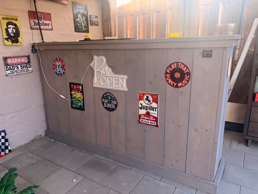 Bar mancave toonbank, Huis en Inrichting, Barren, Ophalen of Verzenden, Zo goed als nieuw