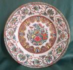 Chinees porselein bord bloemen vlinders goud 23 cm Ø, Ophalen of Verzenden