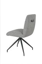 Partij van 18 grijze bouclé stoelen, Ophalen, Nieuw, Stof, Vijf, Zes of meer stoelen