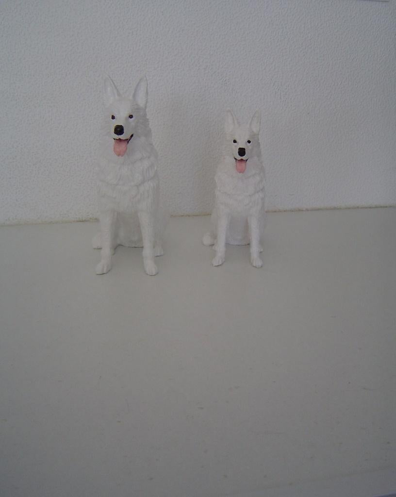 witte herder 3D beeldjes, Ophalen, Nieuw, Dier