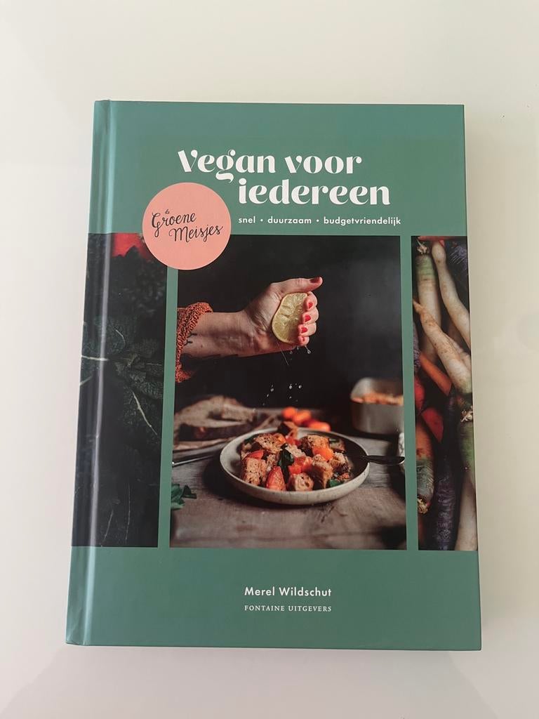 Nieuw kookboek Vegan voor iedereen, Ophalen, Hoofdgerechten, De groene meisjes, Nieuw