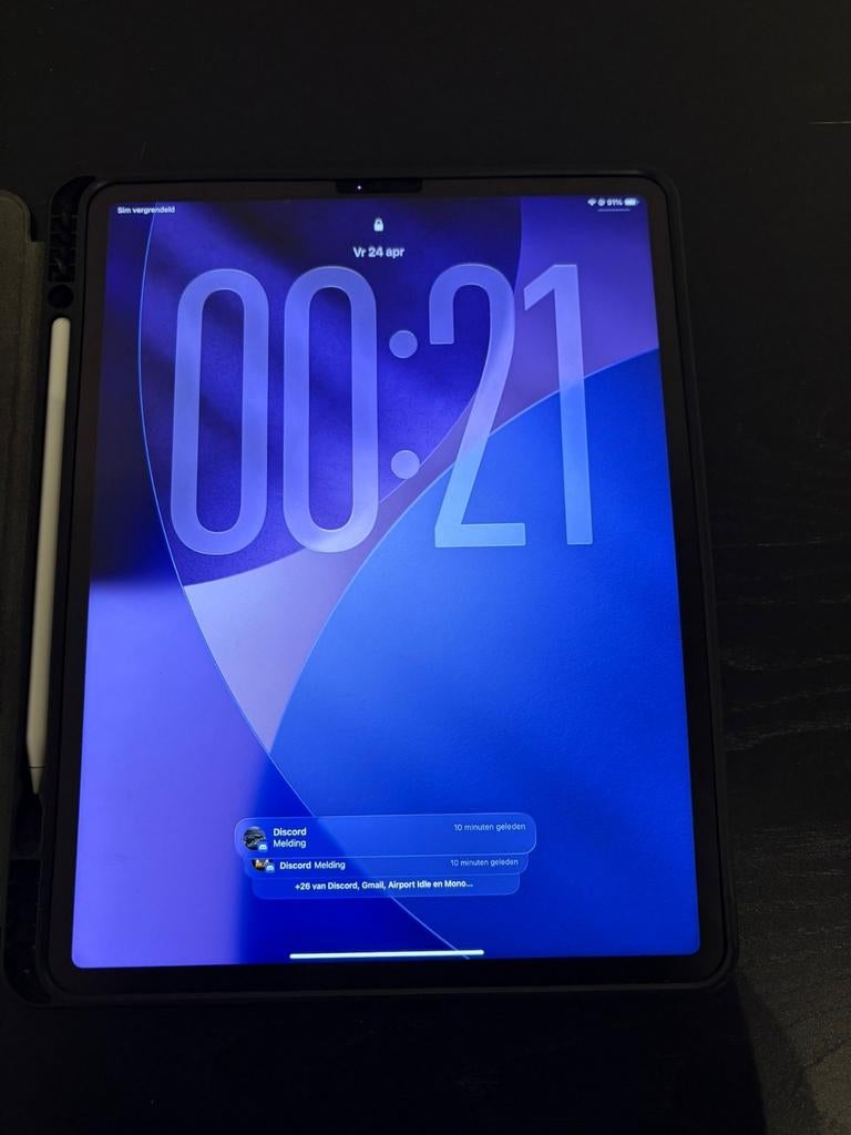 iPad Pro 12.9" (5e gen, M1) WiFi+Cellular met Apple Pencil 2, Computers en Software, Apple iPads, Ophalen, Apple iPad Pro, 128 GB