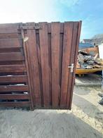 Houten poortdeur, Tuin en Terras, Tuinpoorten, Ophalen, Zo goed als nieuw, Draaipoort, 150 tot 200 cm
