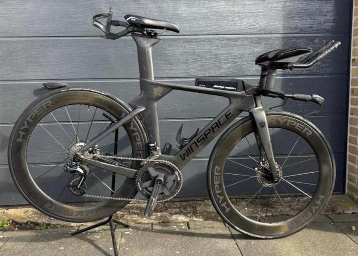 WINSPACE TT tijdritfiets, Ultegra Di2, Ceramic Speed, Fietsen en Brommers, Fietsen | Racefietsen, Carbon, Zo goed als nieuw, Meer dan 20 versnellingen