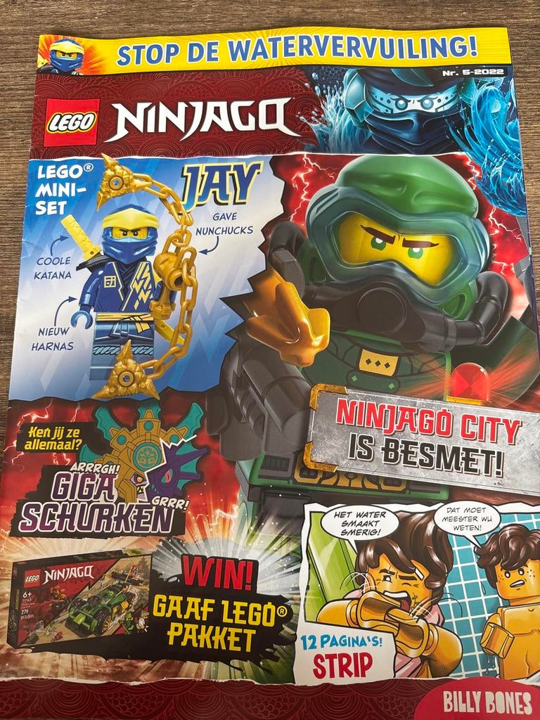 Lego Ninjago tijdschrift nr. 5-2022, Ophalen of Verzenden, Gelezen, Overige typen