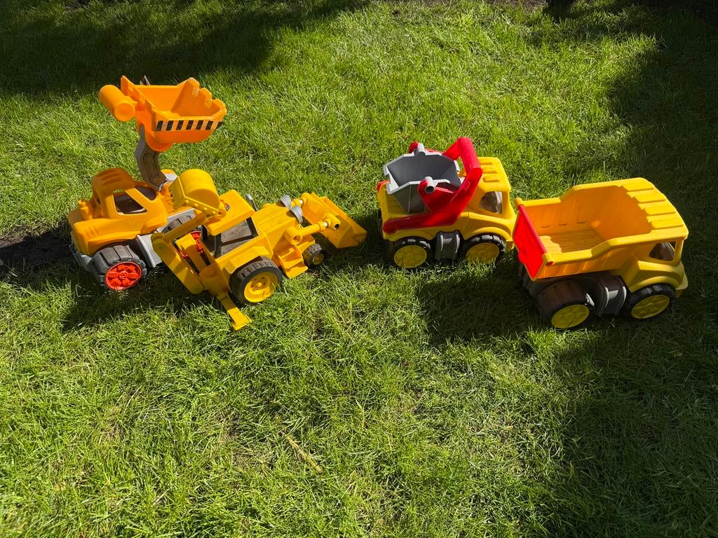 Grote bouw speelgoed auto’s, Ophalen, Gebruikt