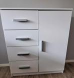 Wit ladekast., Ophalen, Gebruikt, 50 tot 100 cm, 3 of 4 laden