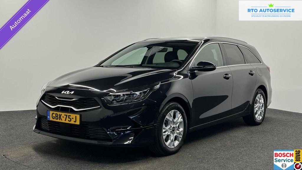 Kia Ceed Sportswagon 1.5 T-GDi DynamicPlusLine CAMERA CARPLA, Gebruikt, 4 cilinders, Met garantie (alle), Zwart