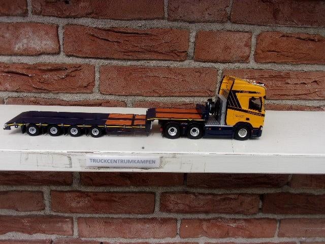 WSI  Scania  R  Highline  van  van  den  Heuvel., Hobby en Vrije tijd, Modelauto's | 1:50, Ophalen of Verzenden, Nieuw, Bus of Vrachtwagen