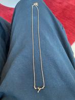 Goudkleurig kettinkje met sterrenbeeld hanger, Ophalen of Verzenden, Gebruikt, Goud, Overige materialen